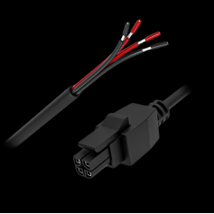POWER CABLE WITH 4-WAY OPEN WIRE