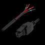 POWER CABLE WITH 4-WAY OPEN WIRE