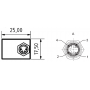 LED compact luminaire 105