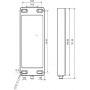 LED surface mounted luminaire FLS150