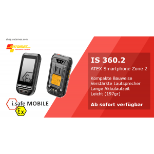i.safe Mobile - IS360.2, 3" ATEX Smartphone
